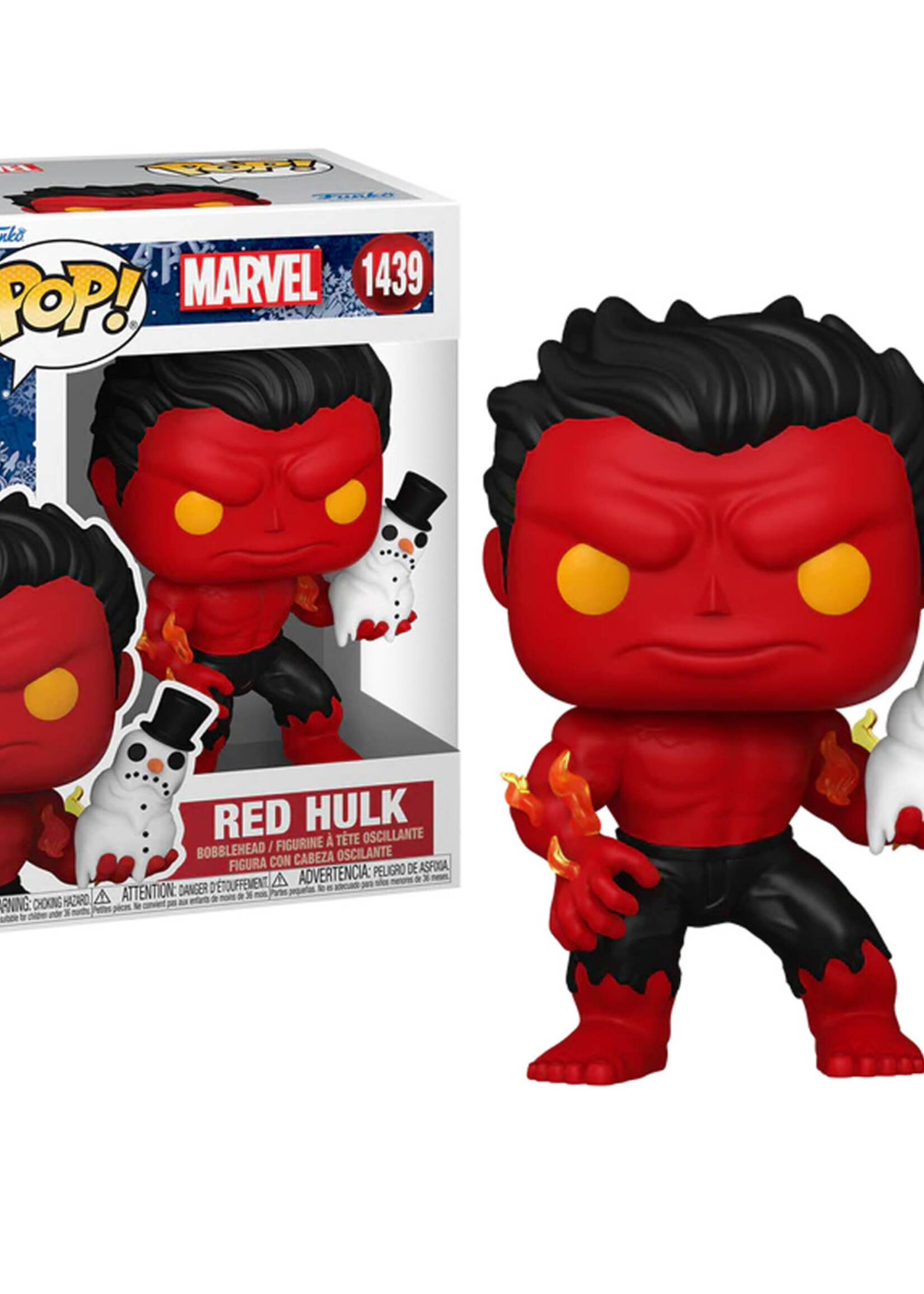 Marvel Holiday 2024 Funko Pop   N° 1439 Red Hulk