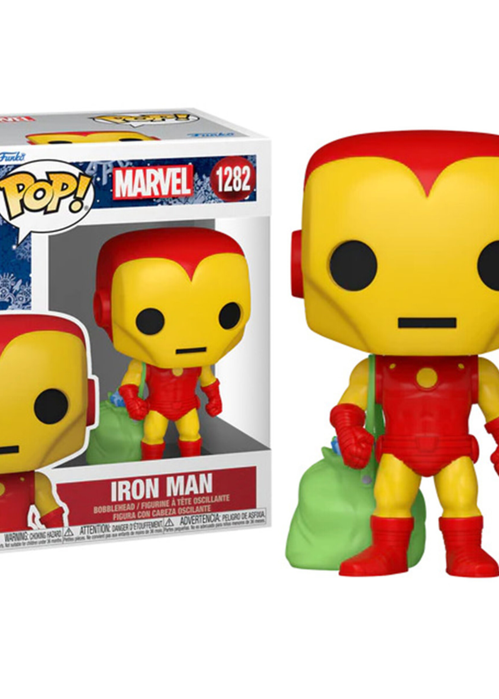 Marvel Holiday Funko Pop N° 1282 Iron Man with Bag