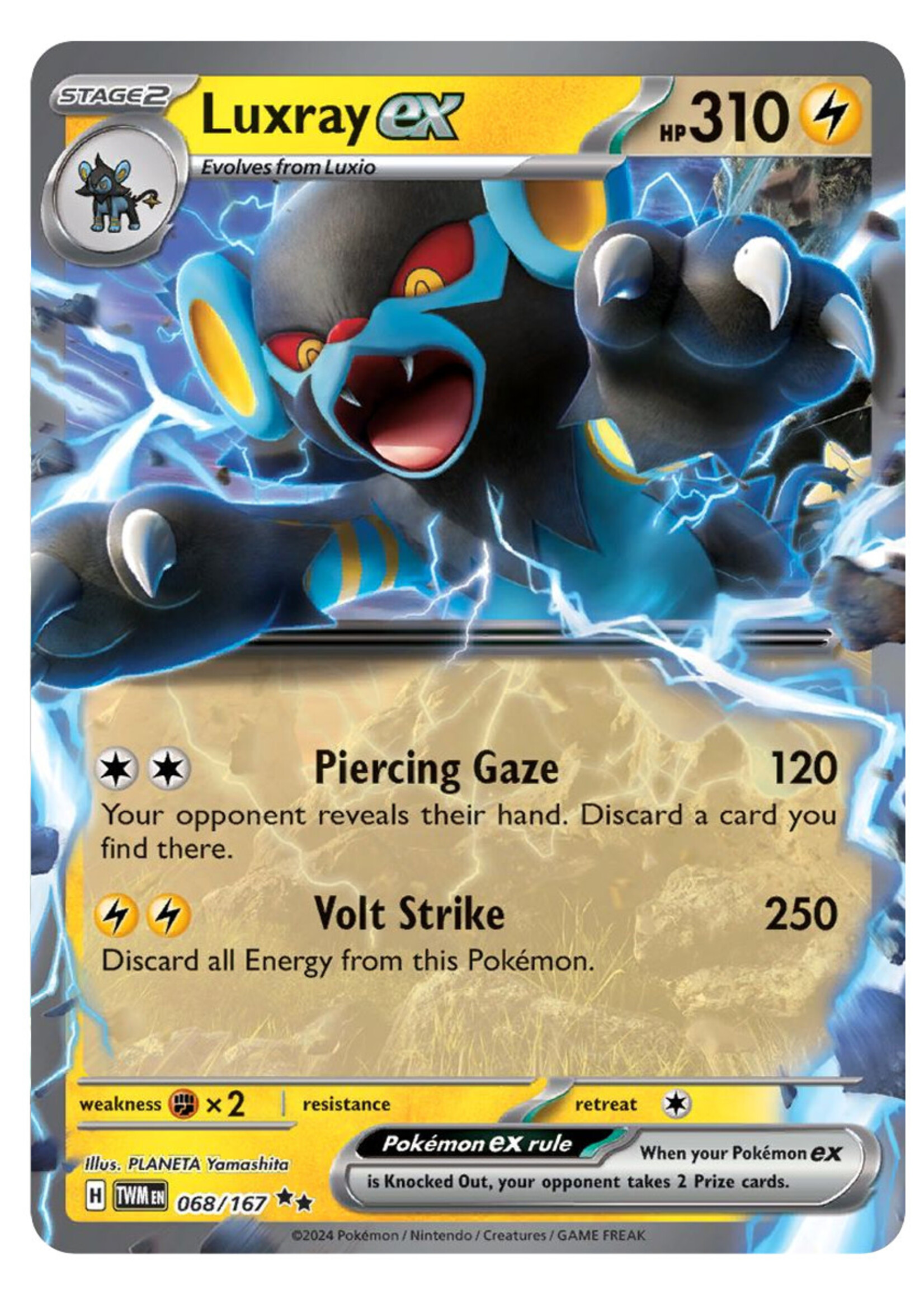 Luxray Ex 68 (TWM): near mint