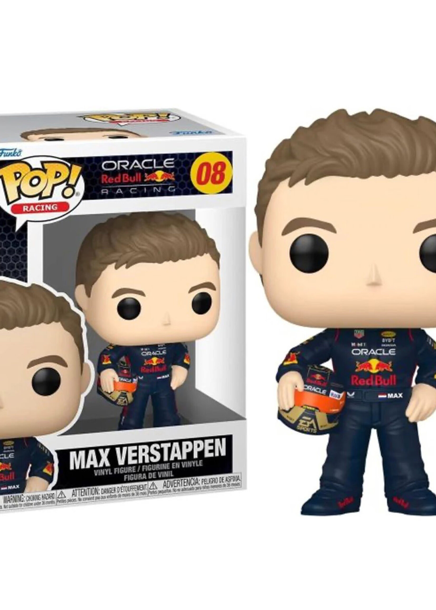 Red Bull Racing Funko N° 08 Max Verstappen With Helmet