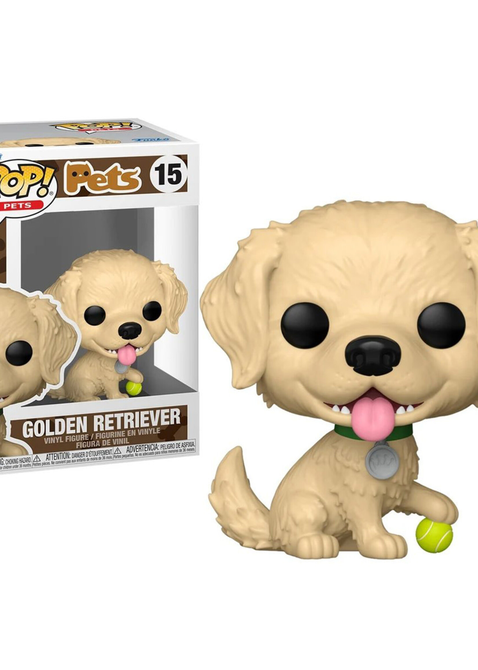 Pets Funko Pop N° 15 Golden Retriever