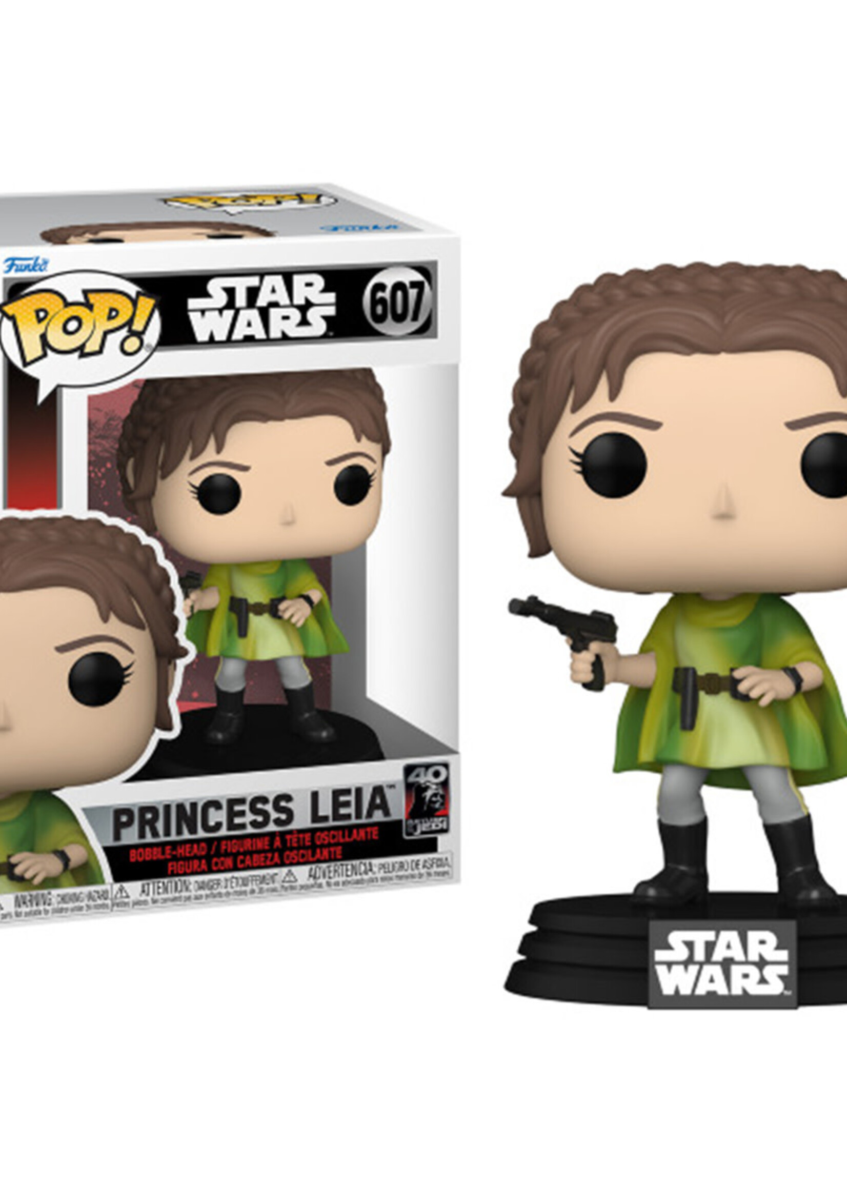 Star Wars 6 40th Anniversary Funko Pop N° 607 Leia