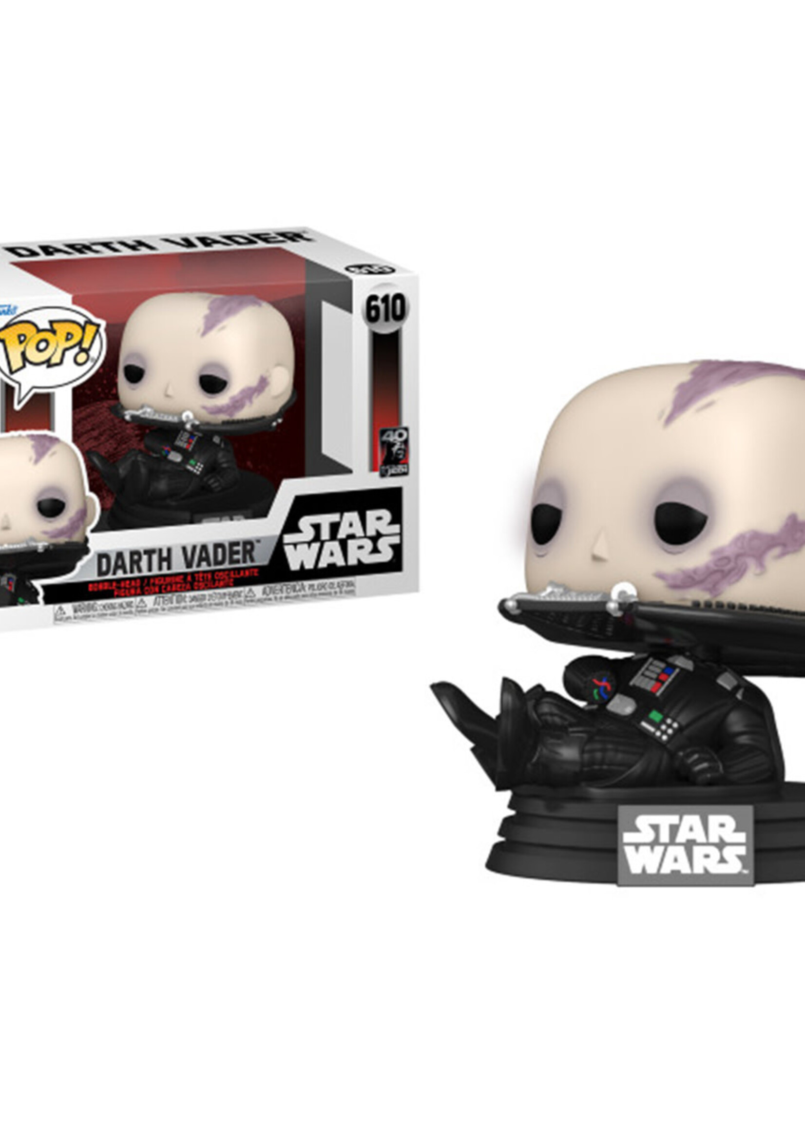 Star Wars 6 40th Anniversary Funko Pop N° 610 Darth Vade