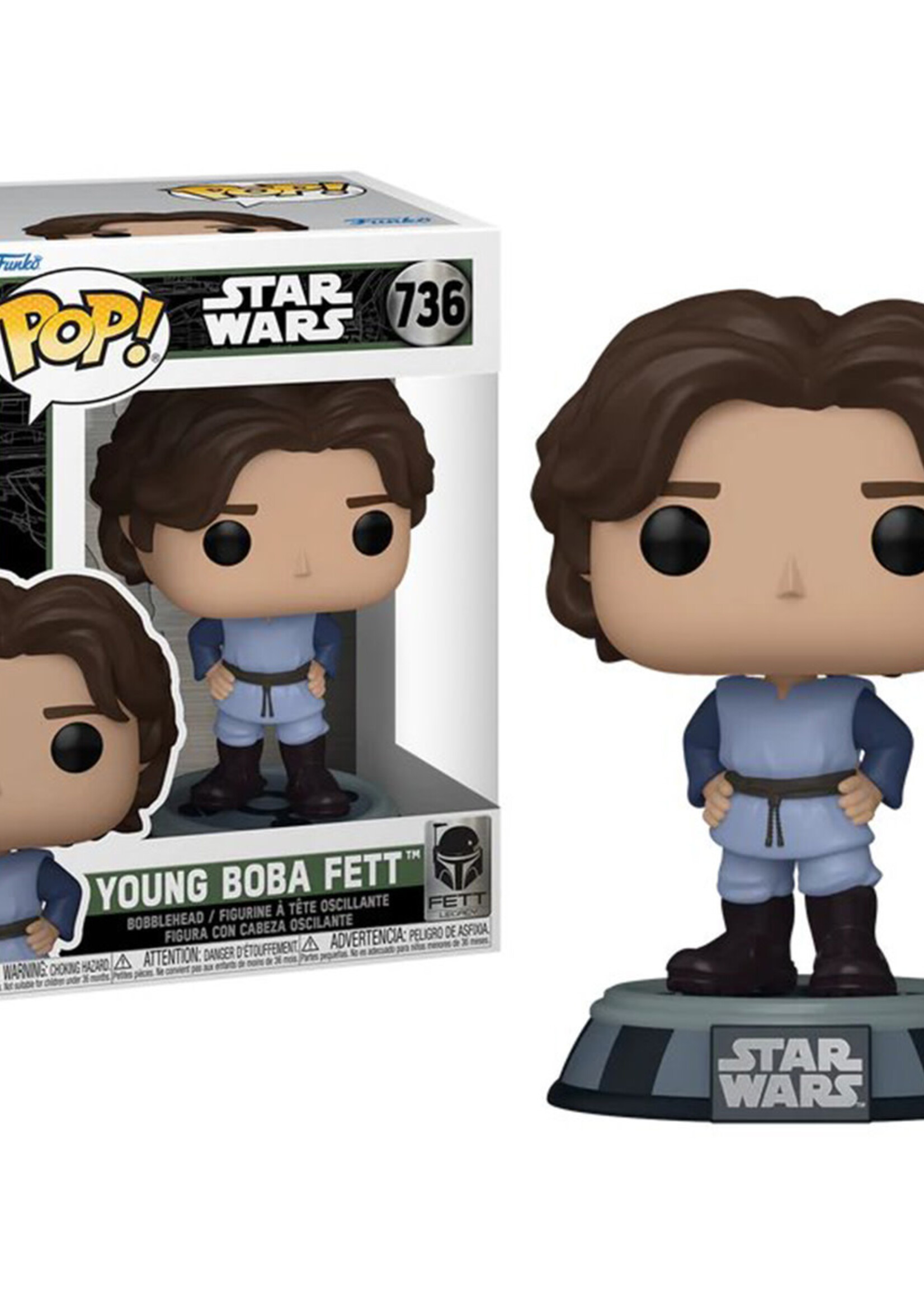 Star Wars Fett Legacy Funko Pop N° 736 Boba Fett Young