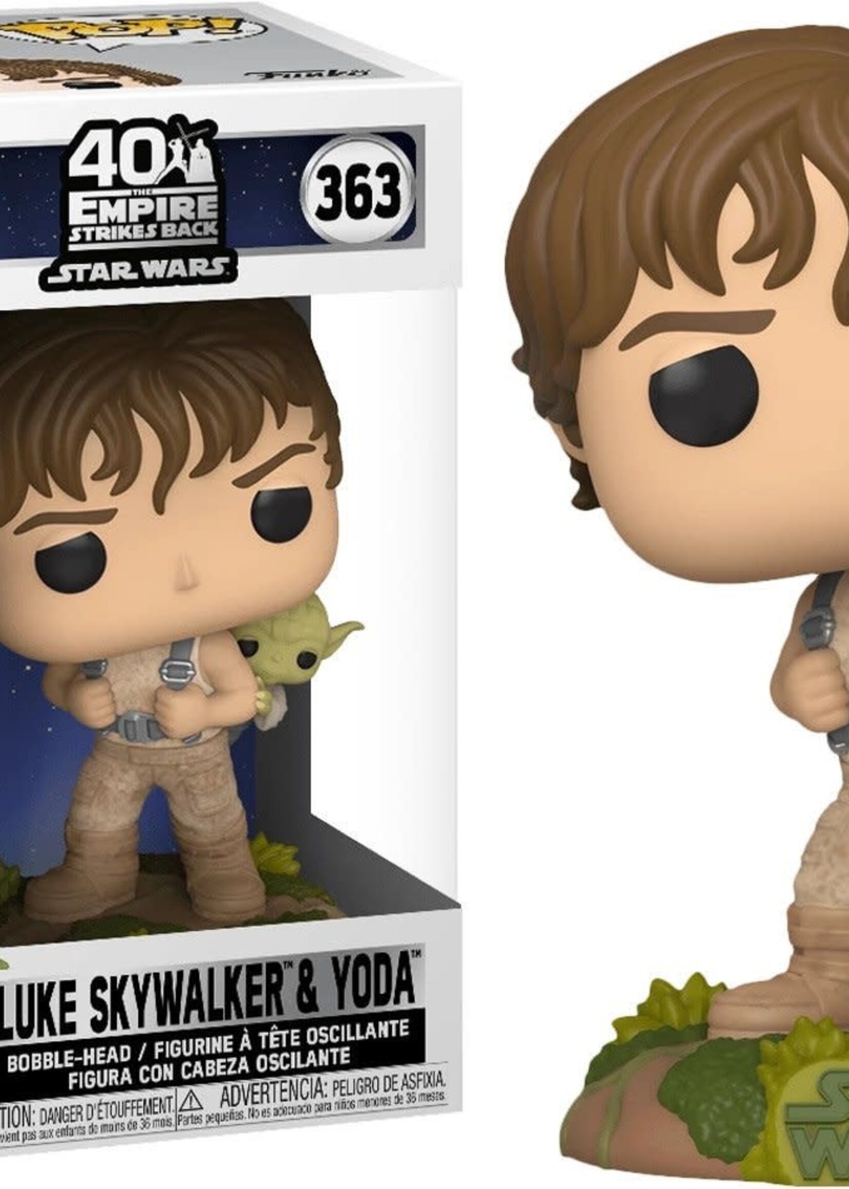 Star Wars Funko Pop N° 363 Training Luke with Yoda
