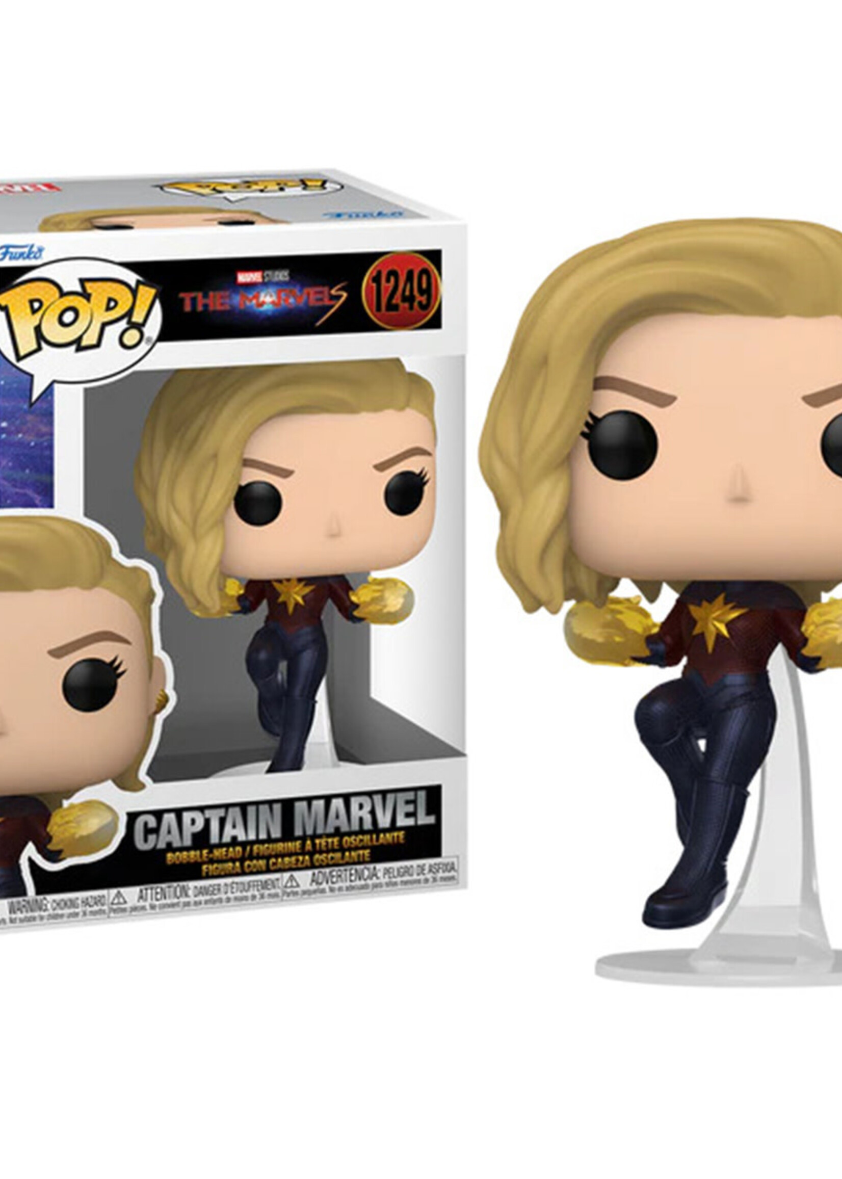 The Marvels Funko Pop N° 1249   Captain Marvel