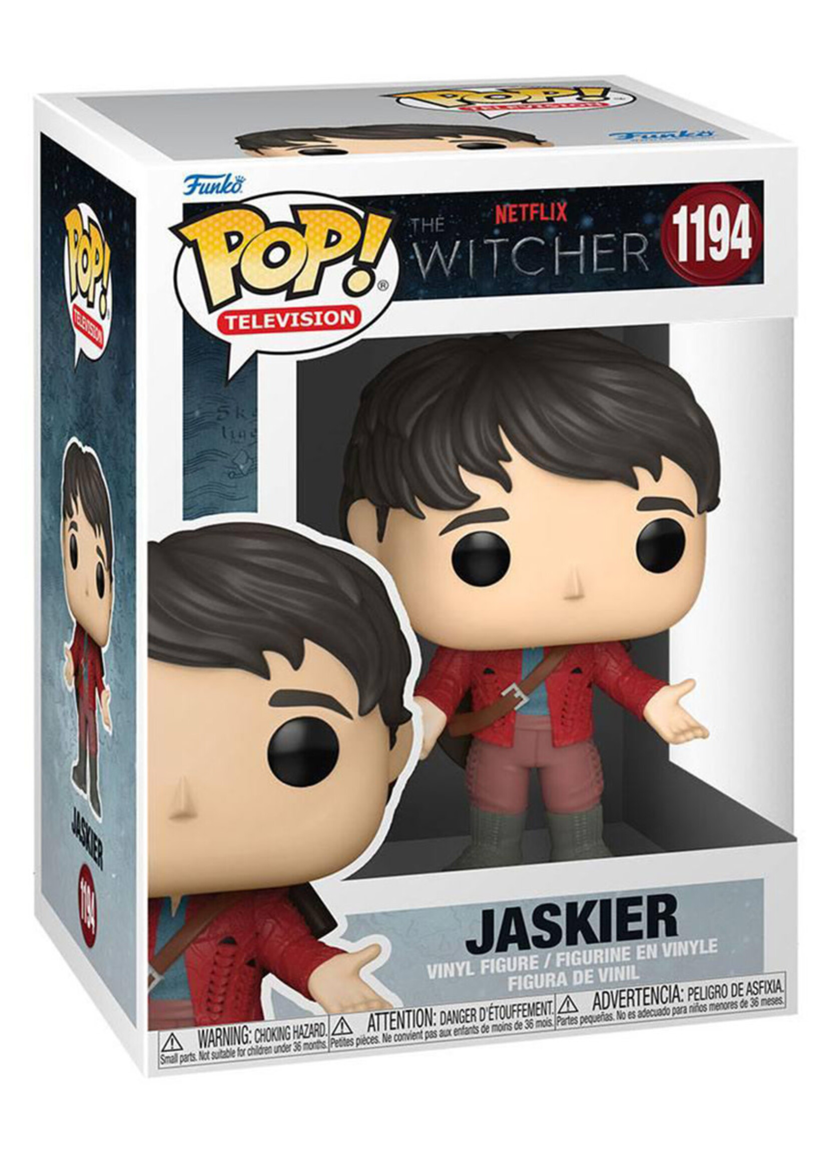 The Witcher Funko Pop N° 1194 Jaskier Red Outfit