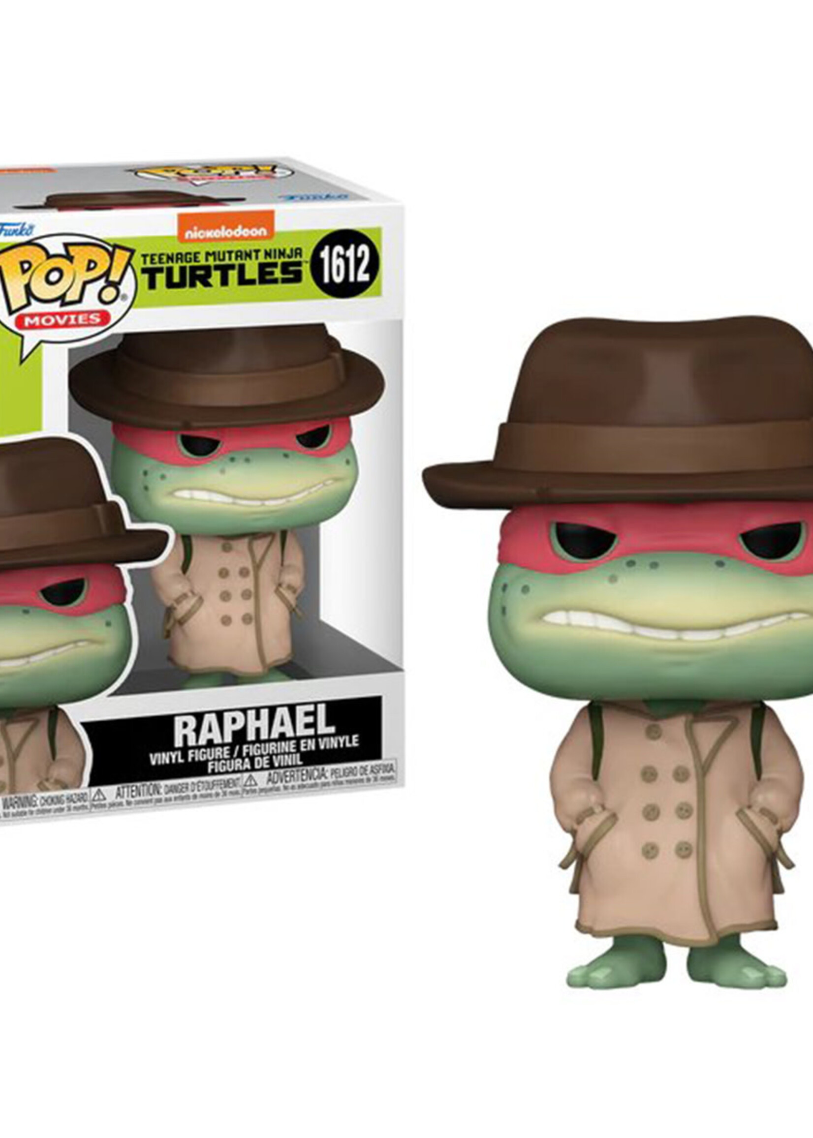Tmnt Funko Pop N° 1612 Raphael  With Coat & Hat