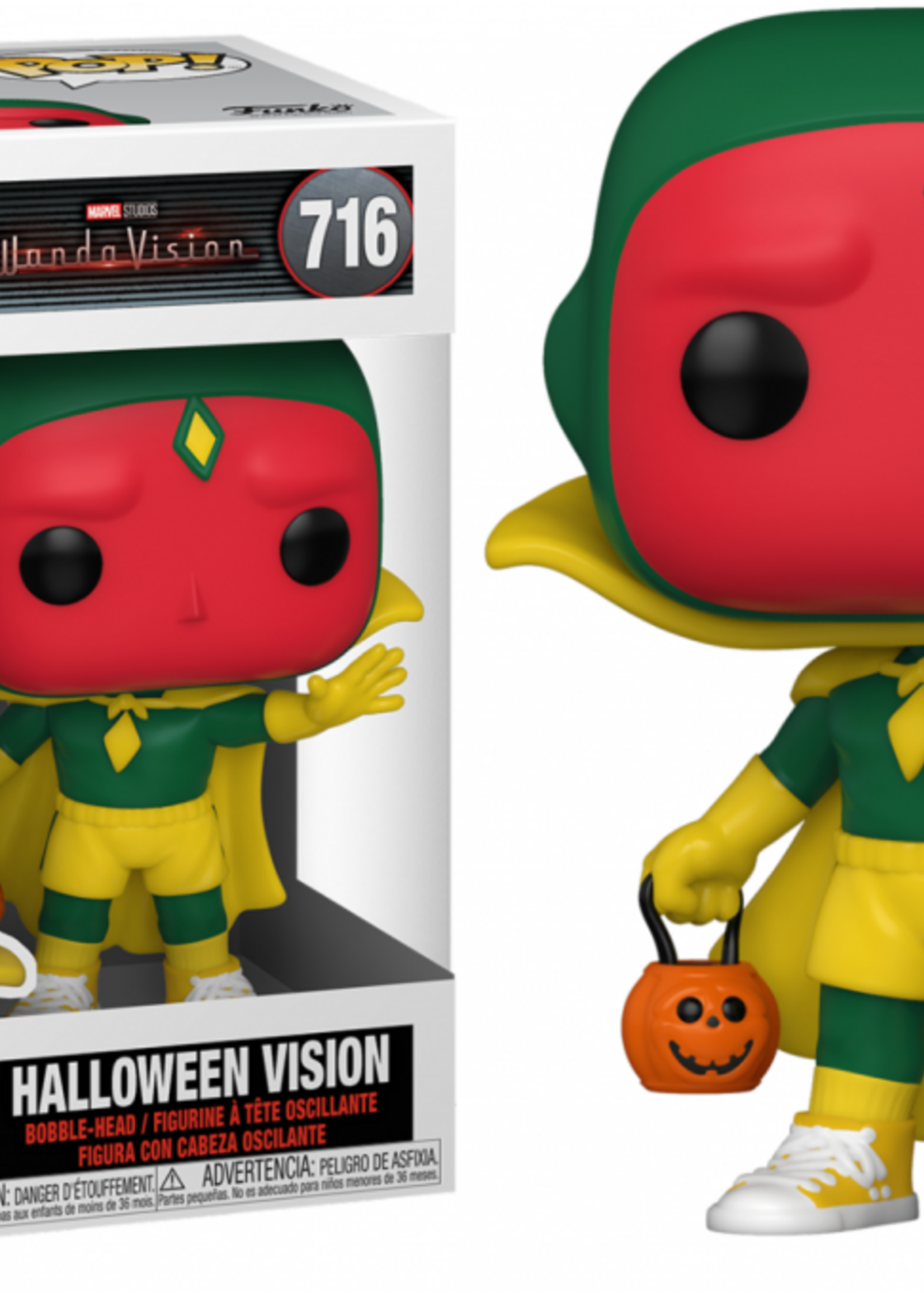 Wandavision Funko Pop N° 716 Vision (Halloween)