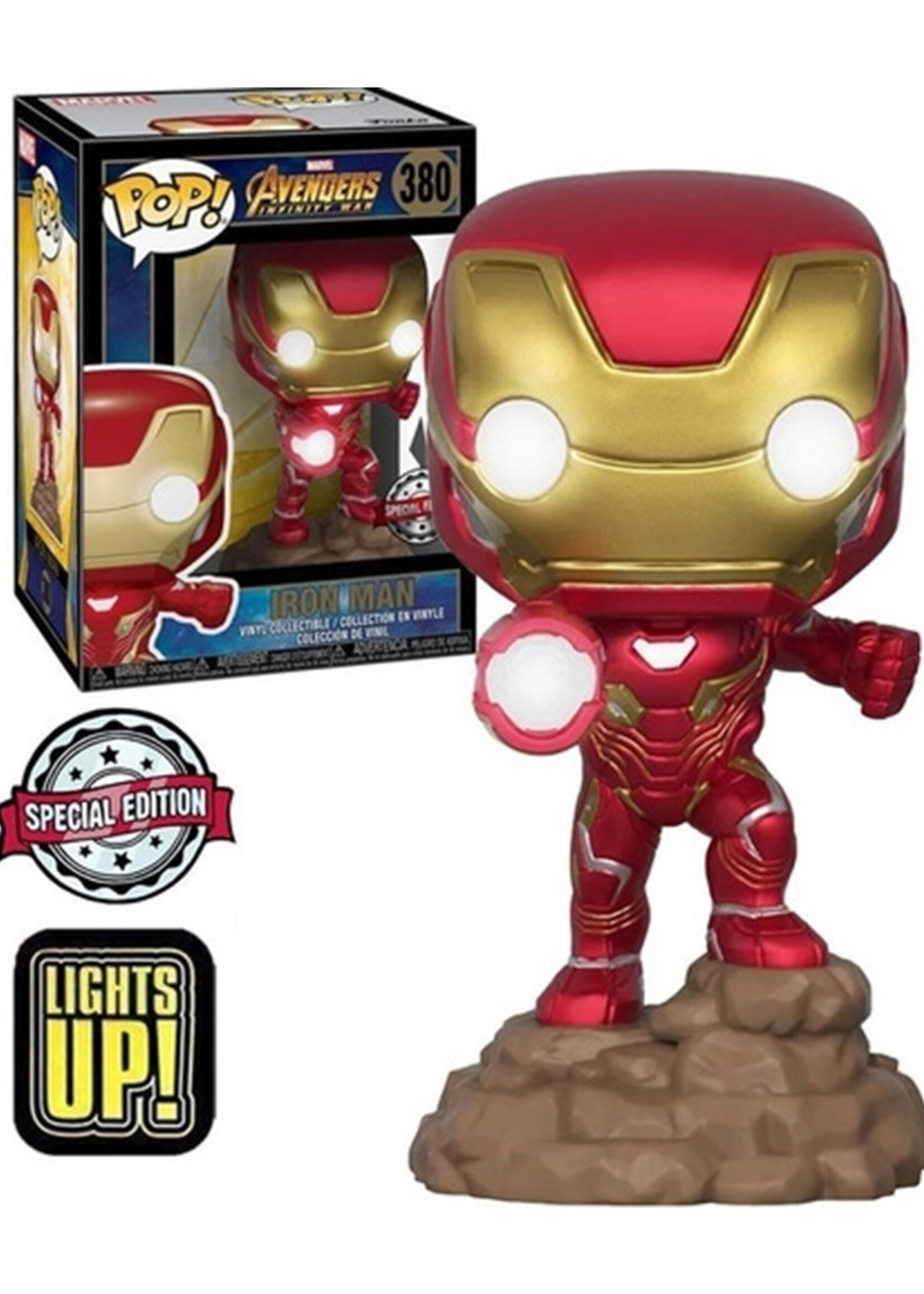 Avengers Funko Pop N° 380 Iron Man Light up