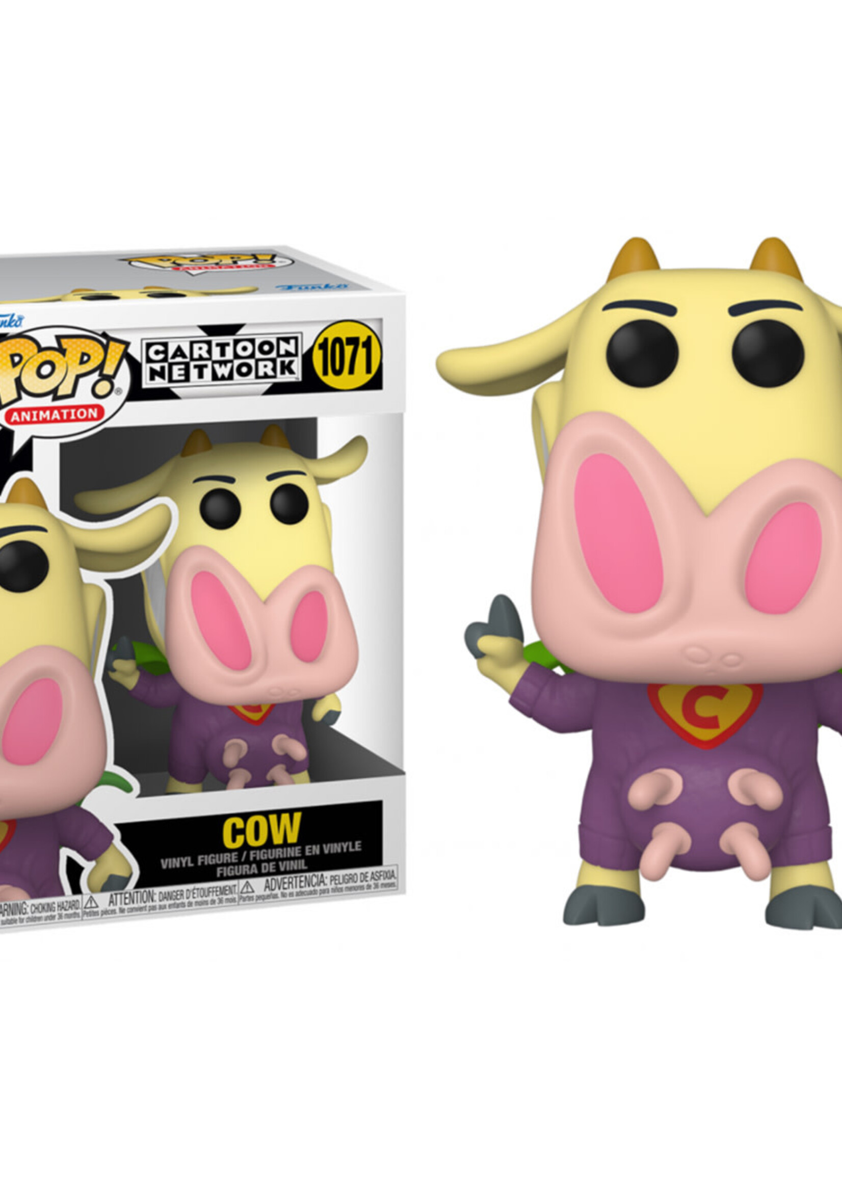 Cow & Chicken Funko Pop N° 1071 Superhero Cow