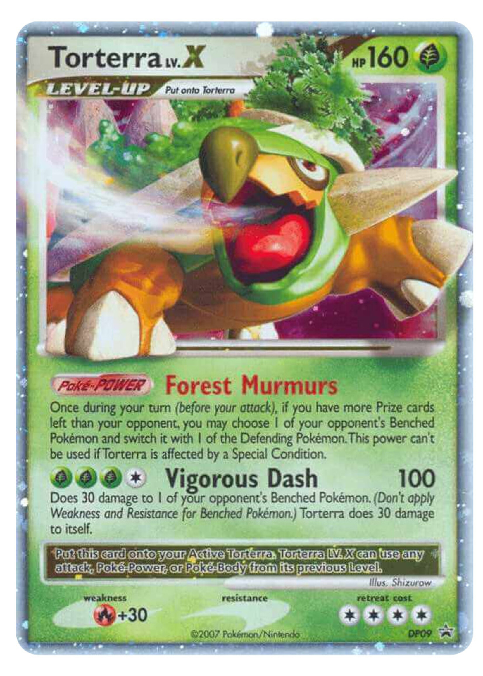 Torterra Lv.X 9 (DPP): light played