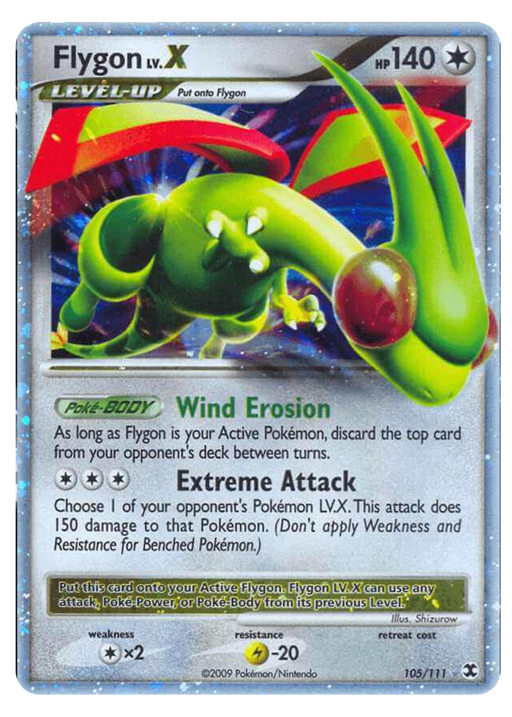 Flygon Lv.X 105 (RR): played