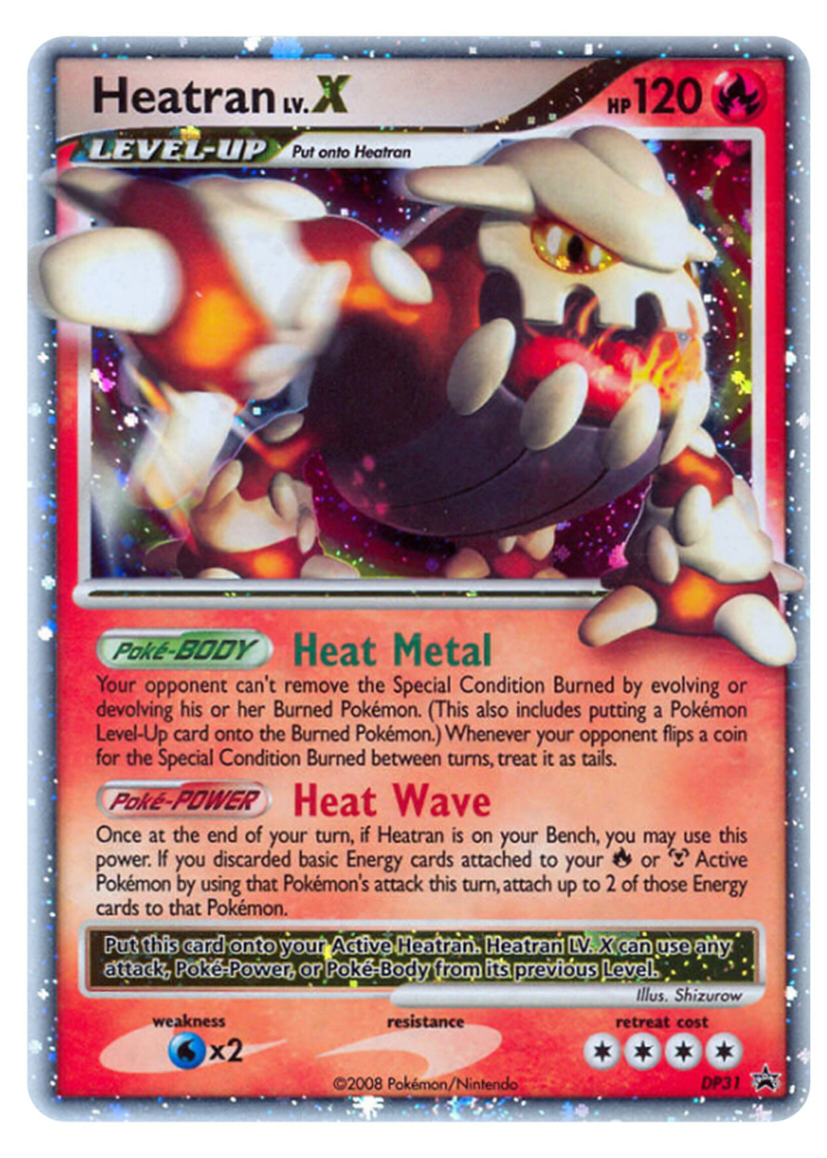 Heatran Lv. X 31 (DPP): light played