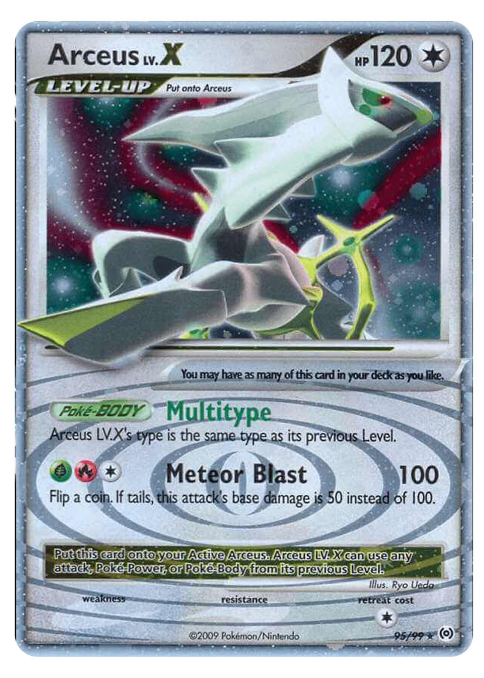 Arceus Lv.X 95 (AR): light played/played