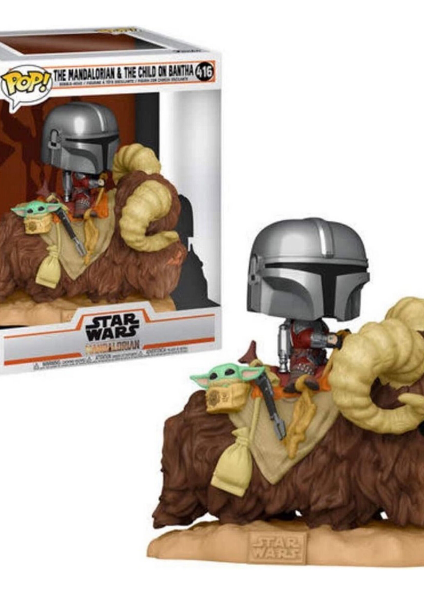 The Mandalorian Pop N° 416 Mando on Bantha