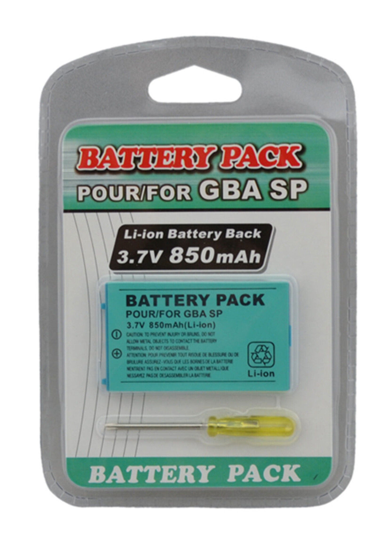 GameBoy Advance SP Accu