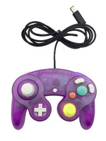 Nintendo Gamecube Controller Paars/Clear