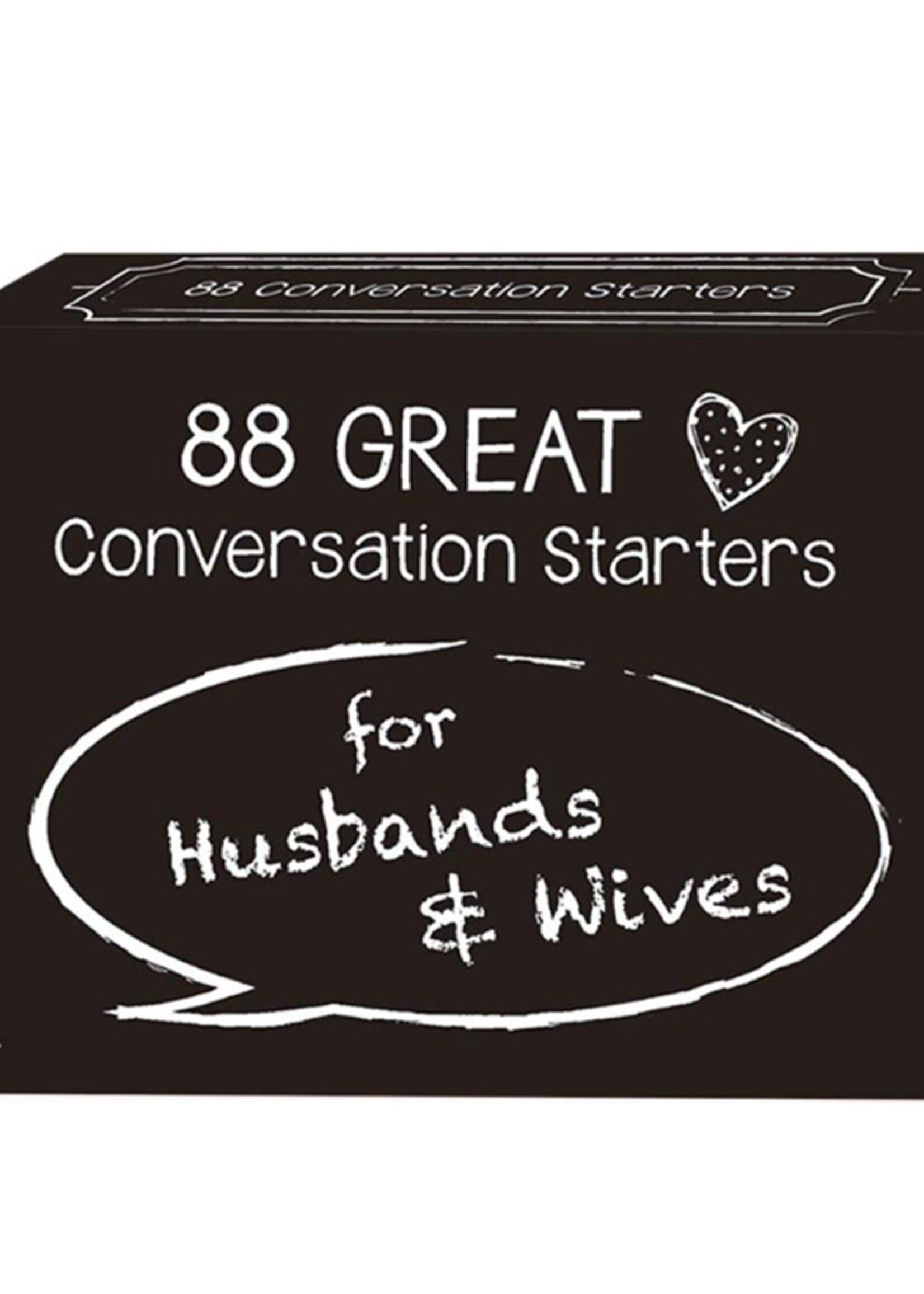 88 Great Converstation  Starters For Husbands & Wiv