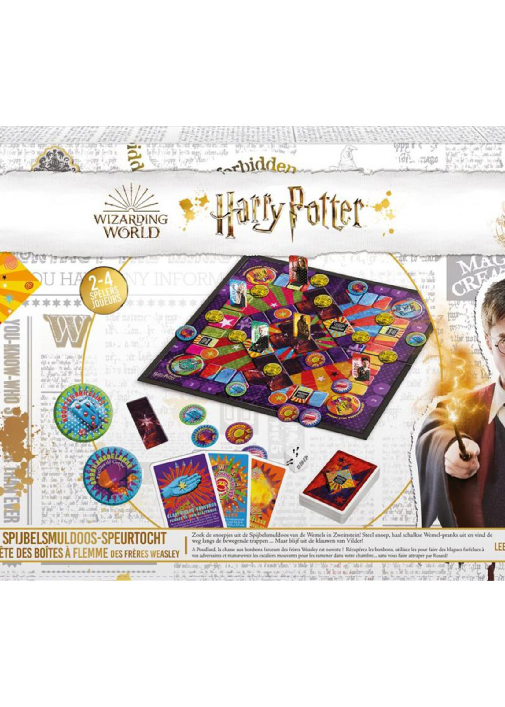 De Spijbelsmuldoos-Speurtocht Harry Potter Bordspel FR/NL