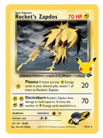 Rocket's Zapdos 15 (CEL): near mint