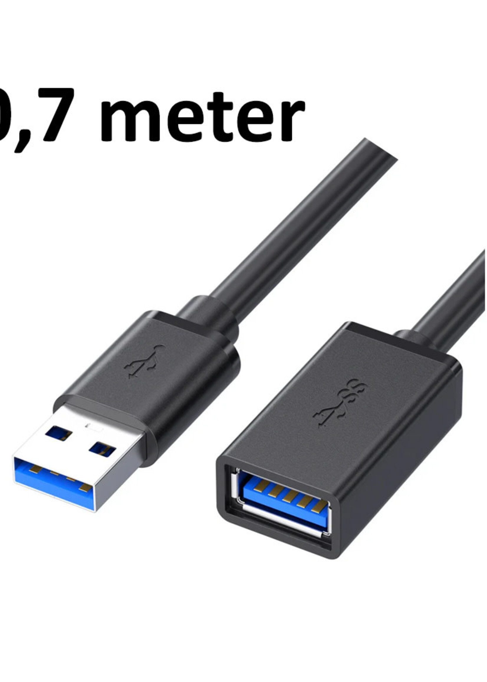 USB Verlengkabel 0,7m