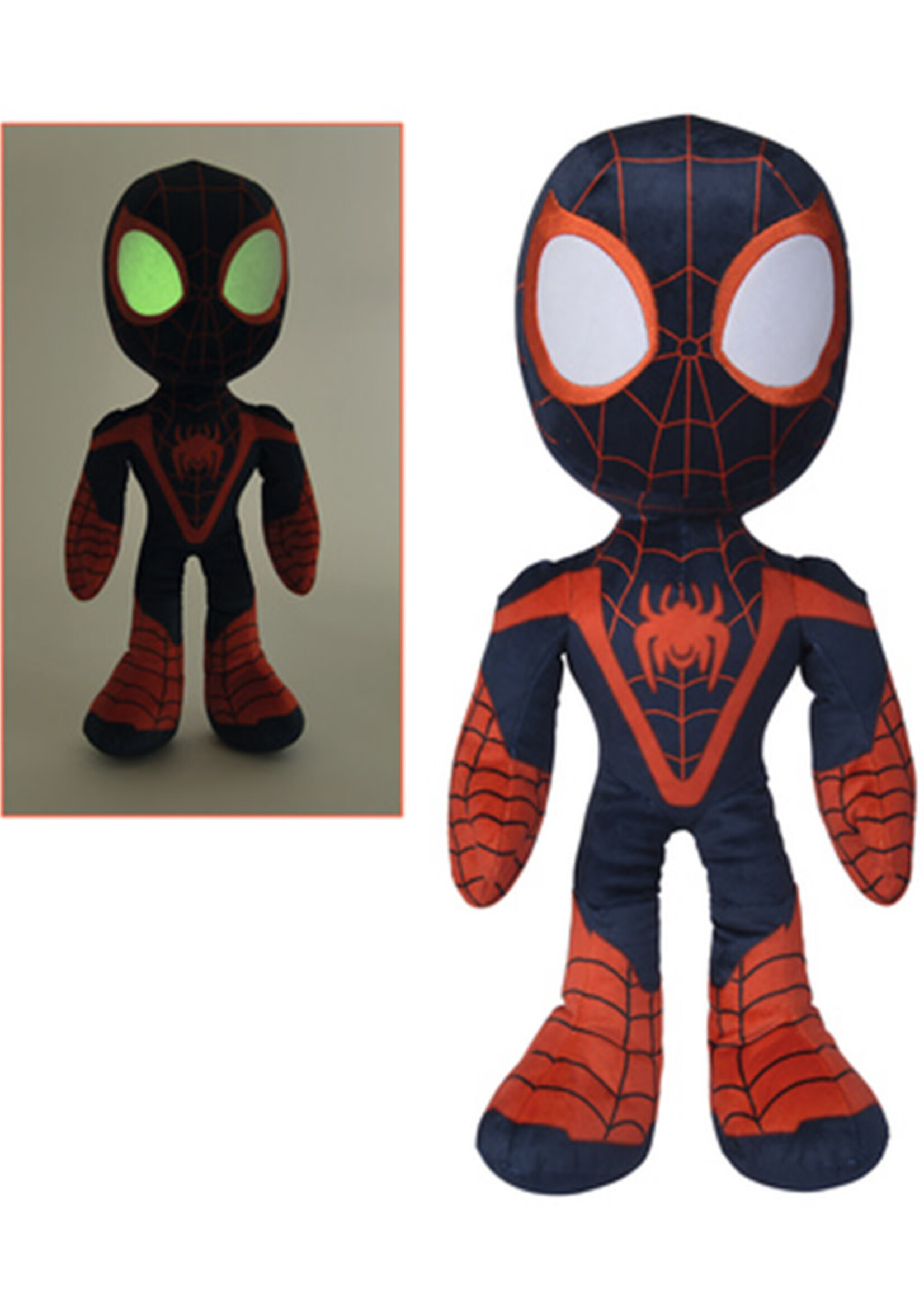 Marvel Miles Morales Spider -Man Knuffel Phosphorescent