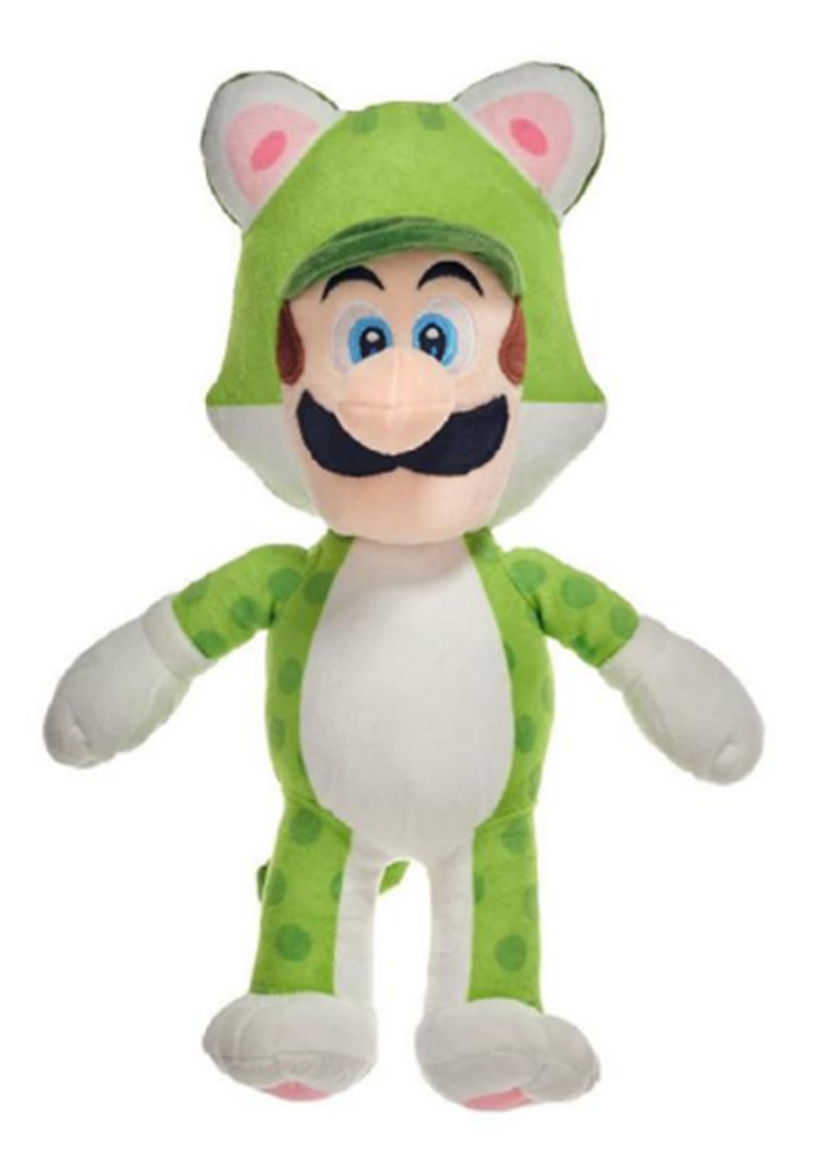 Super Mario 3d Land Cat Luigi Knuffel 25cm
