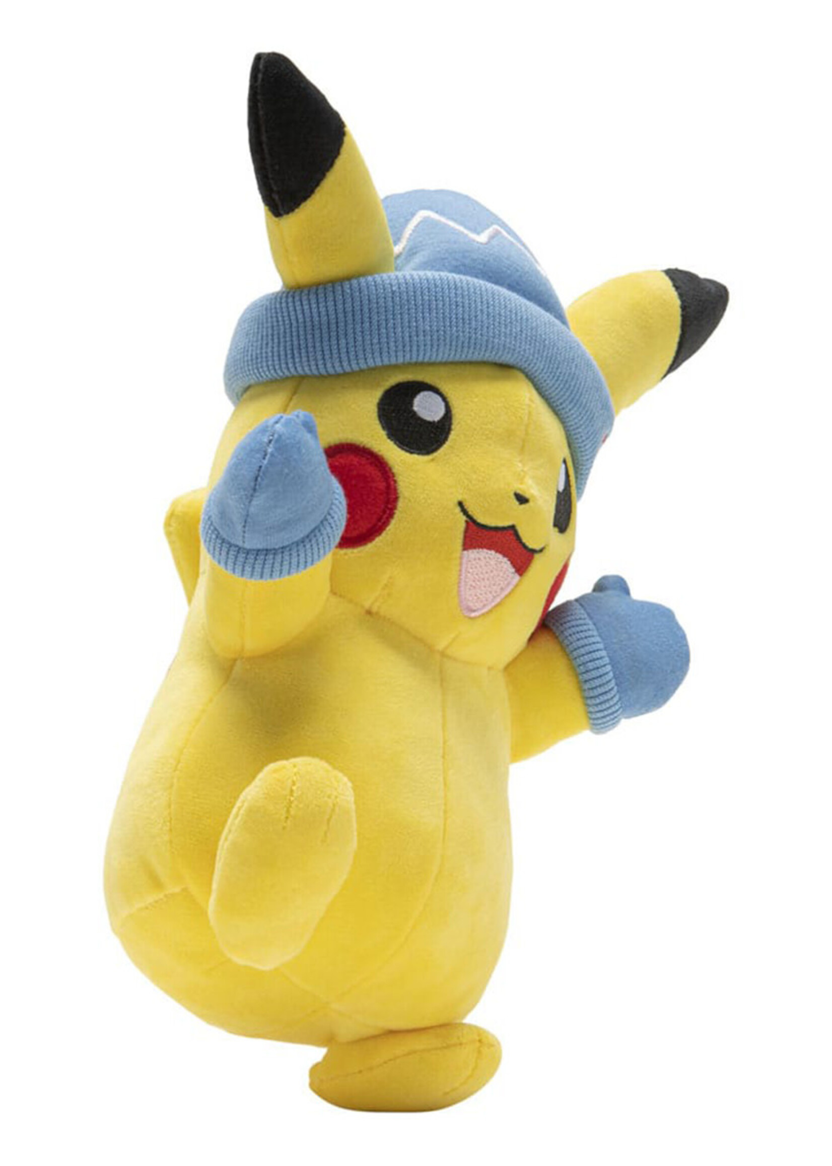 Pikachu Knuffel With Winter Hat & Mittens 20 cm