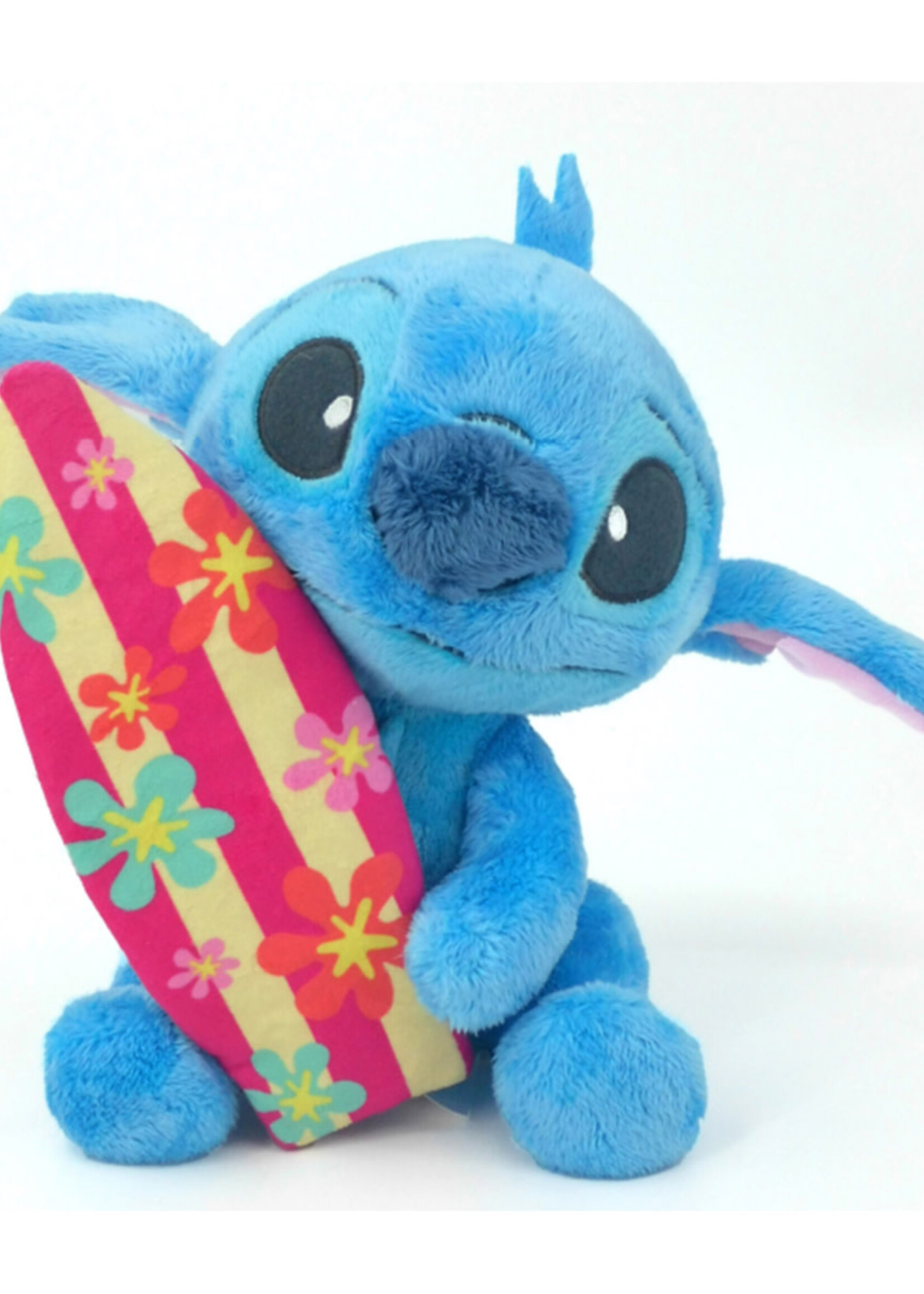 Disney Stitch Knuffel with  Surfboard 25cm