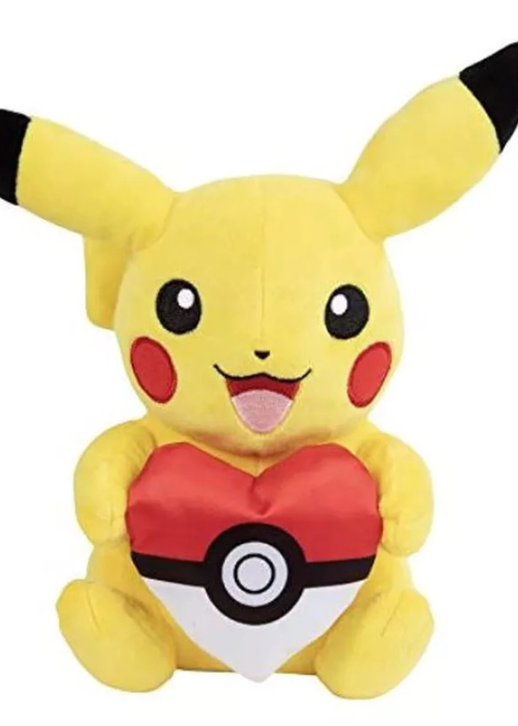 Pikachu Knuffel Pokeball Heart  20cm