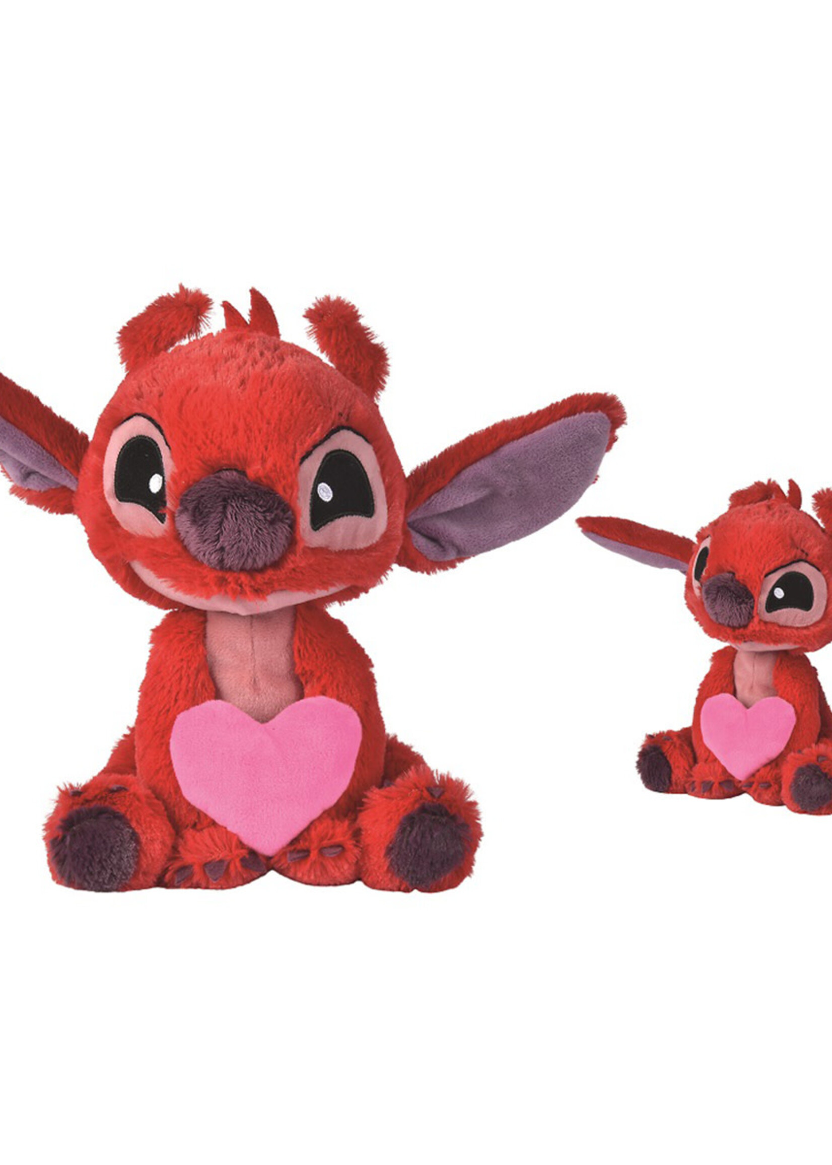 Disney Stitch Leroy Knuffel Holding Heart 25cm