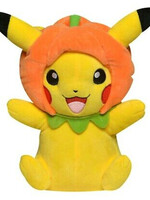 Pikachu Met Pompoen Hoed  Halloween Knuffel 20cm