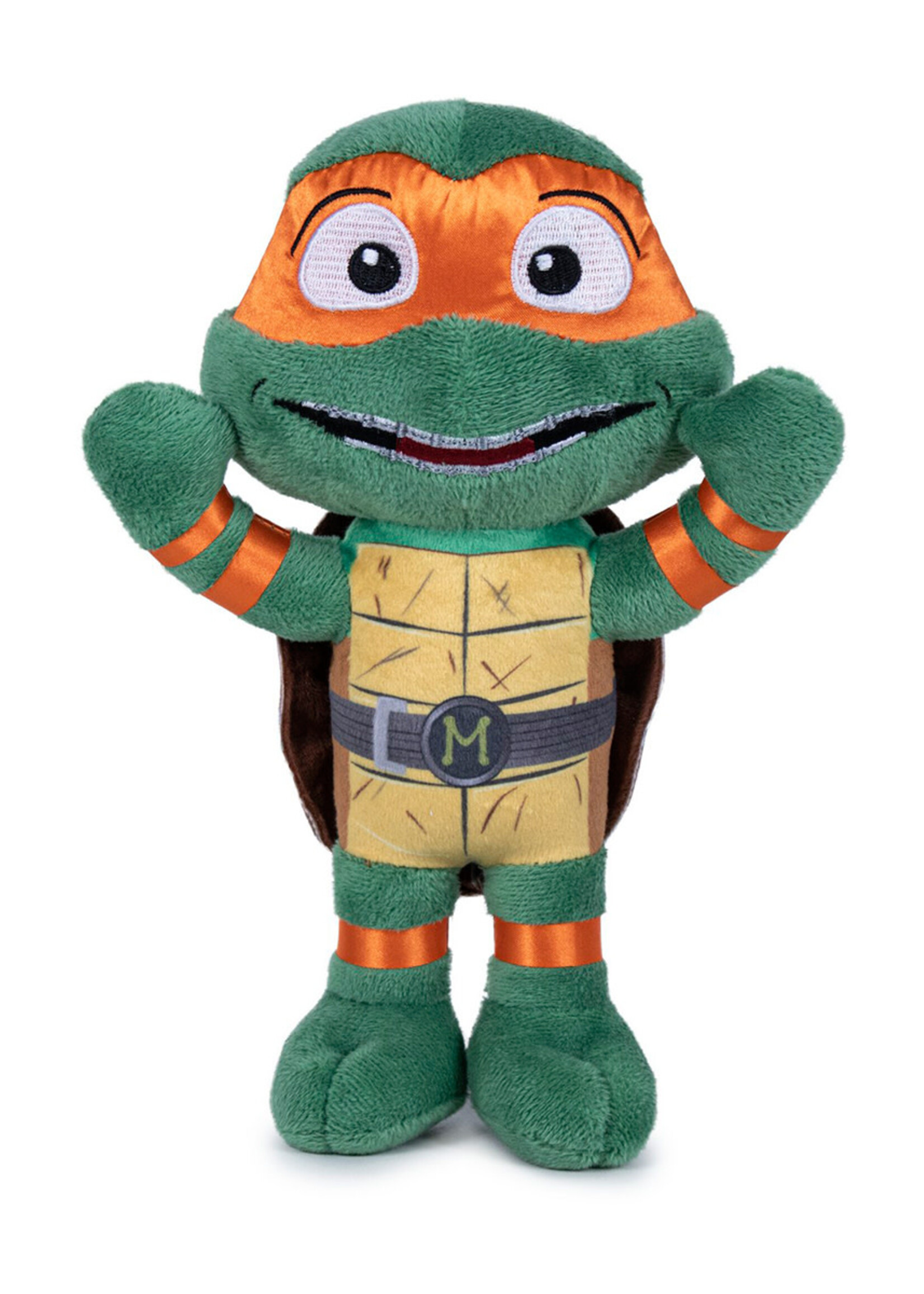 TMNT Mutant Mayhem  Michelangelo 28 cm Knuffel