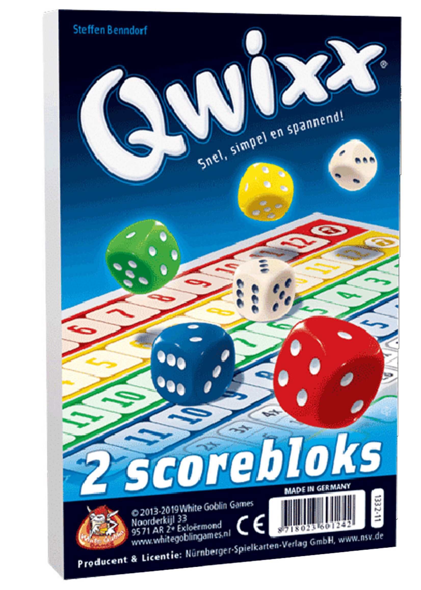 Qwixx Scoreblokken 2 Stuks