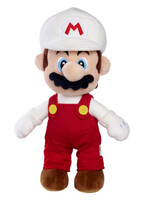Super Mario Vuur Mario Knuffel  30cm