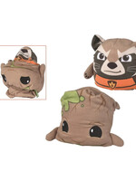 Guardians Of The Galaxy Groot Raccoon Reversible Knuffel