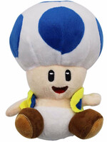 Toad Knuffel Blauw 16cm