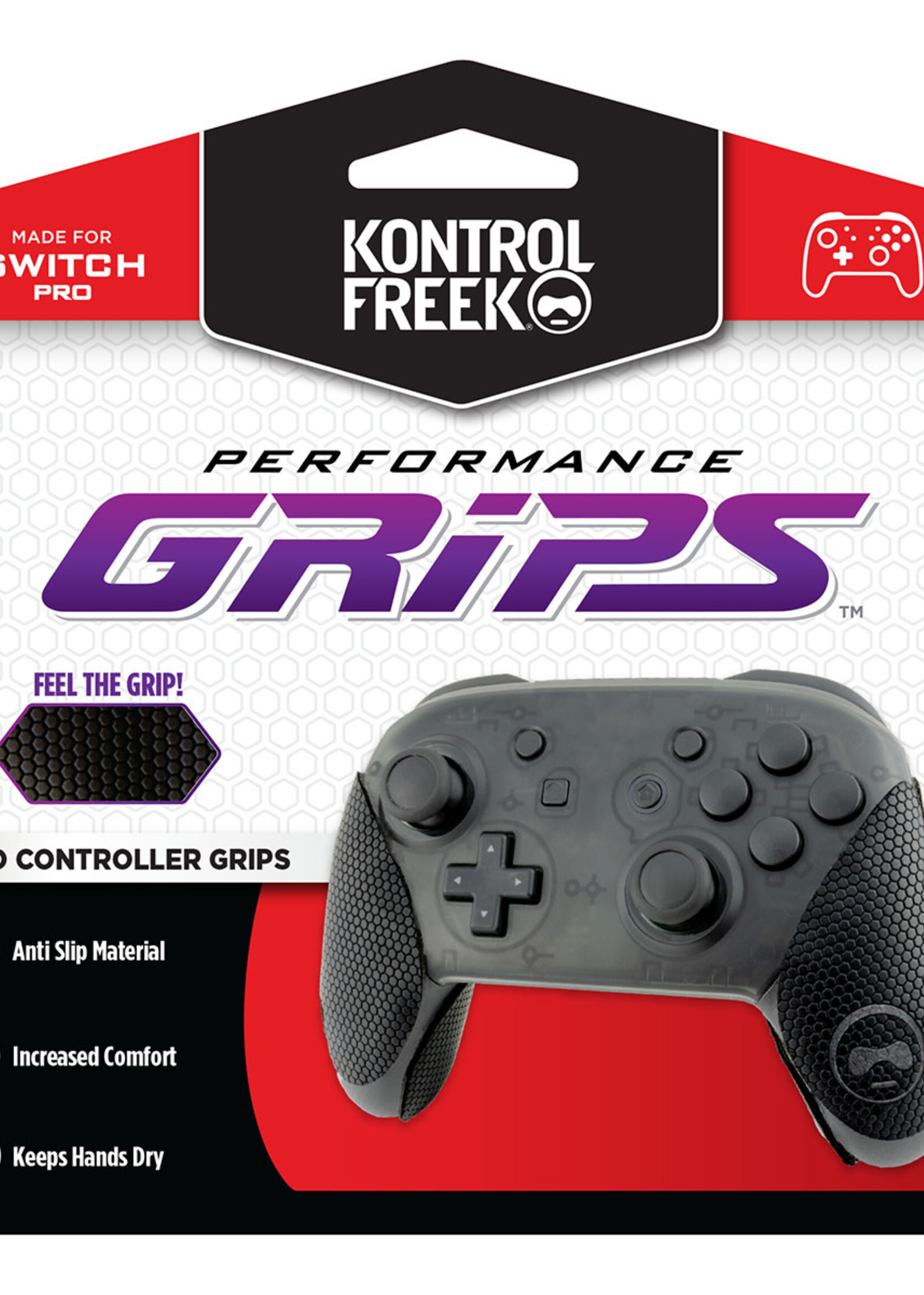 KontrolFreek Performance Grips  Black Switch Pro Controller