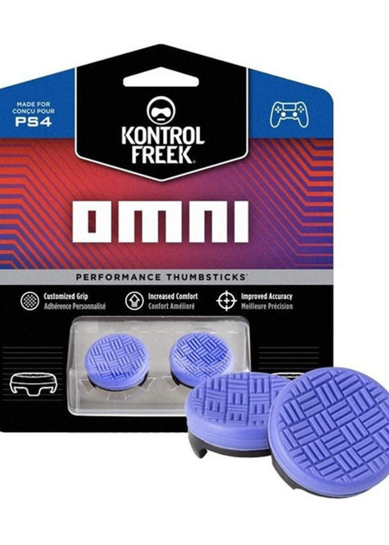 Kontrolfreek Omni Paars Performance Thumbsticks PS4