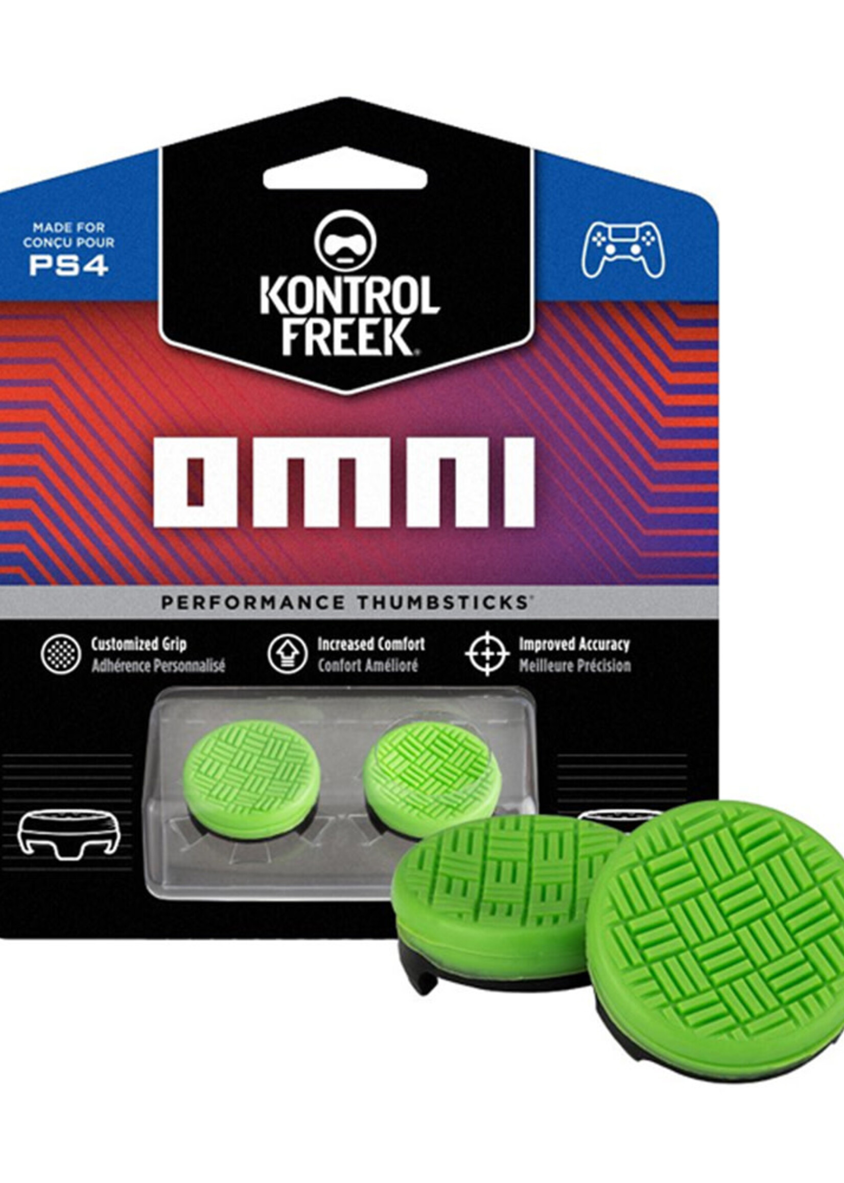 Kontrolfreek Omni Groen Performance Thumbsticks PS4