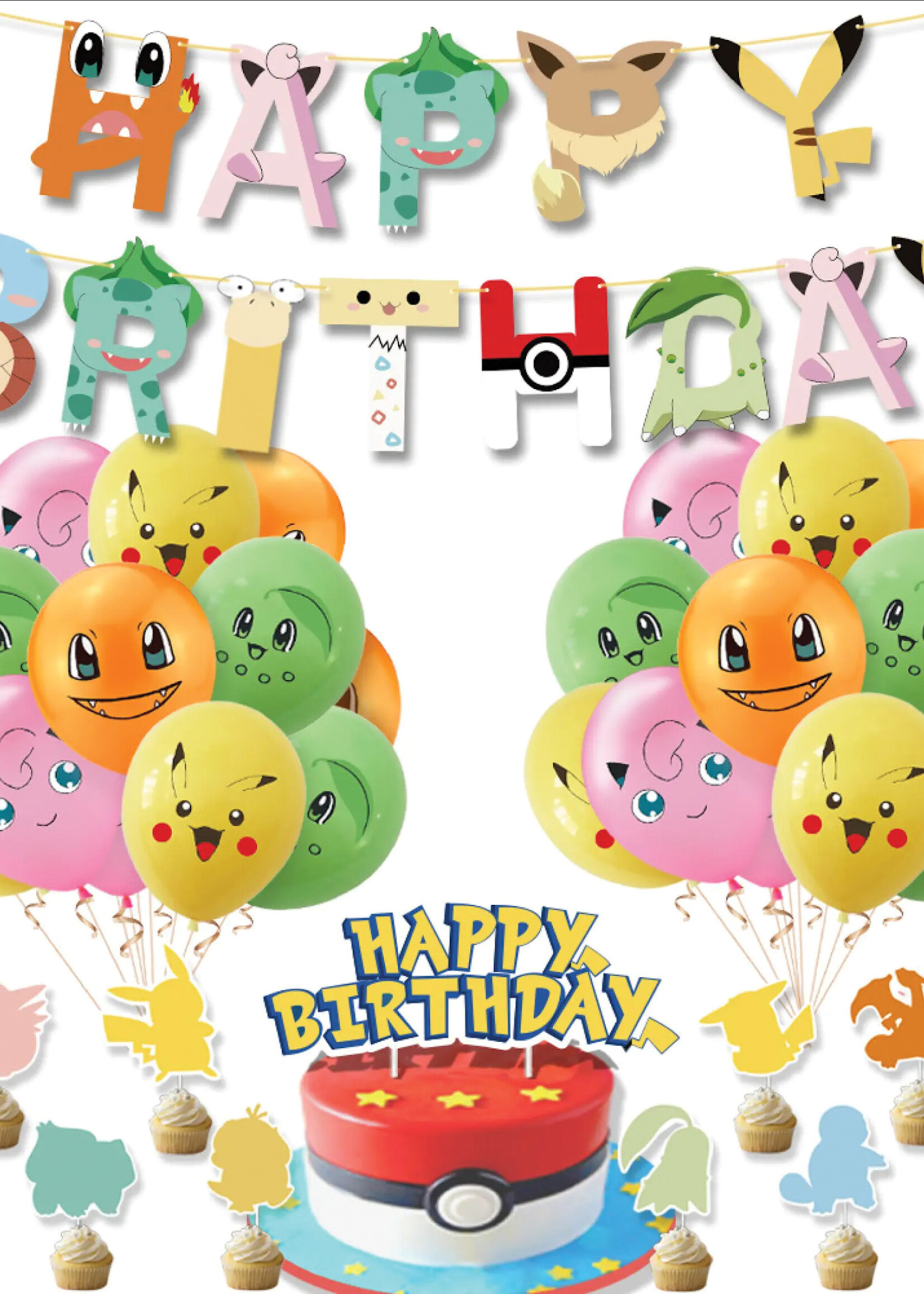 Pokemon Verjaardagsset