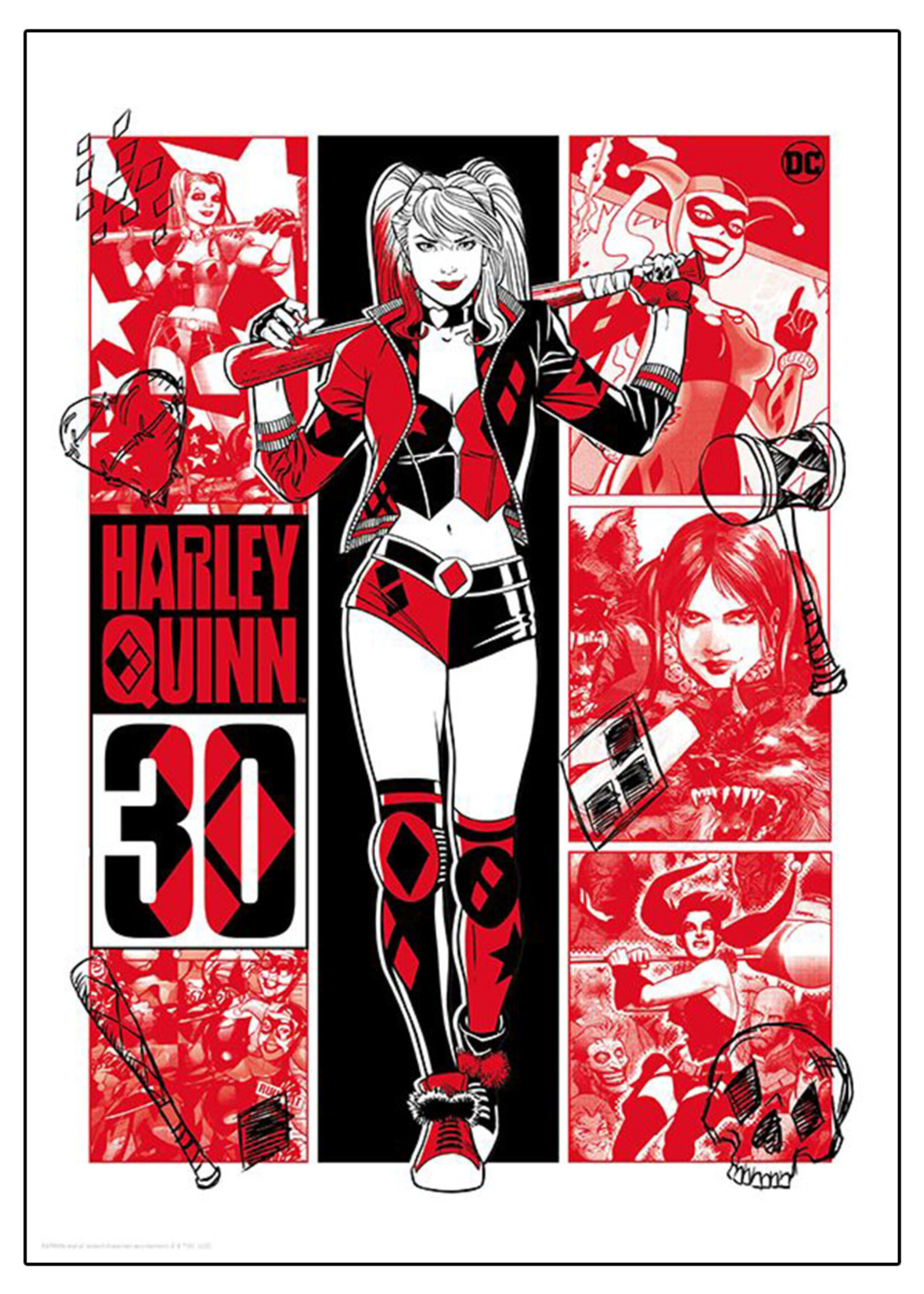 Harley Quinn Art Print Limited  Edition A3