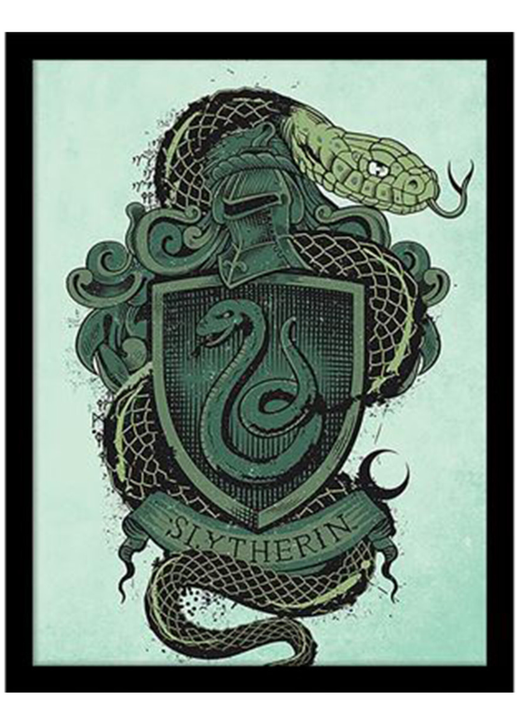Harry Potter Slytherin Crest  Collector Print 30x40cm