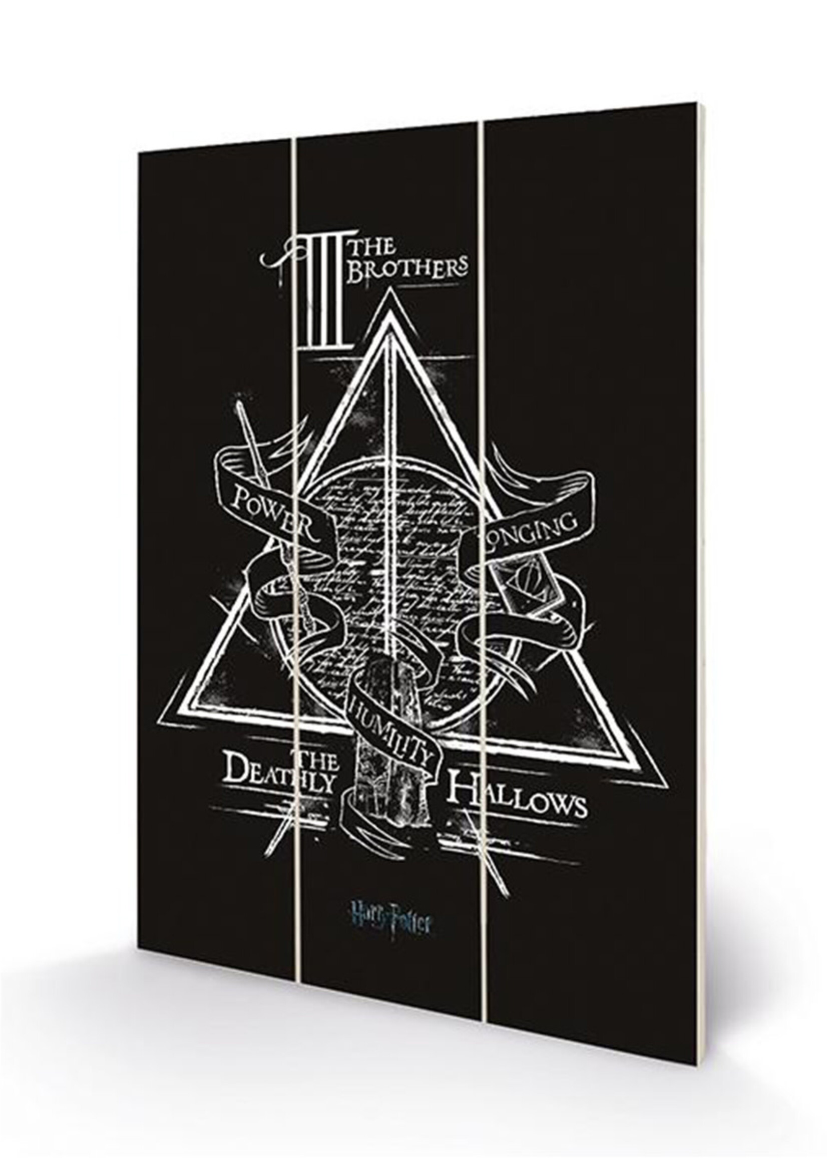 HARRY POTTER - Deathly Hallows  Wood Print 20X29.5