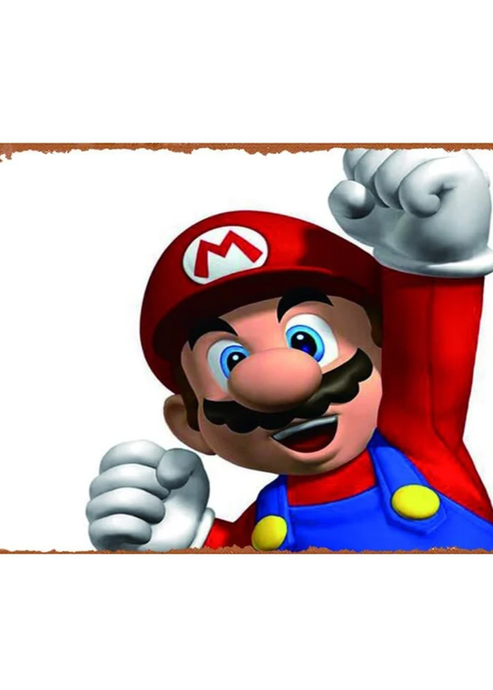 Mario Jump Metal Gaming Sign