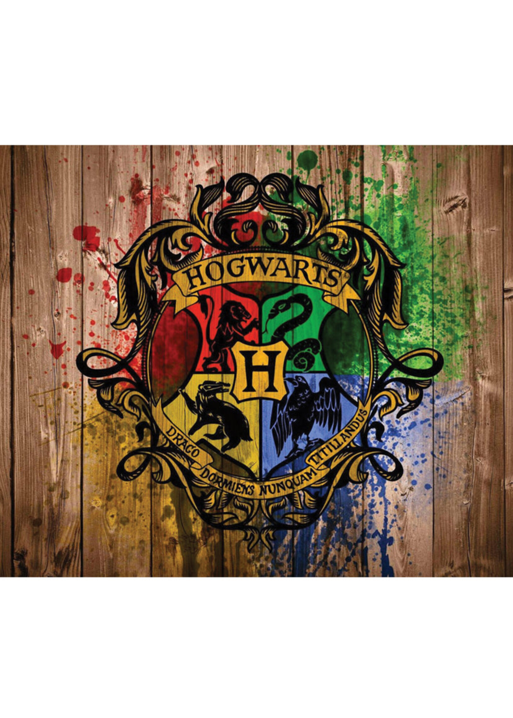 Hogwarts Crest Metal Gaming Sign