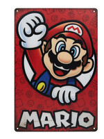 Mario Metal Gaming Sign