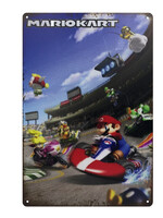 Mario Kart Metal Gaming Sign