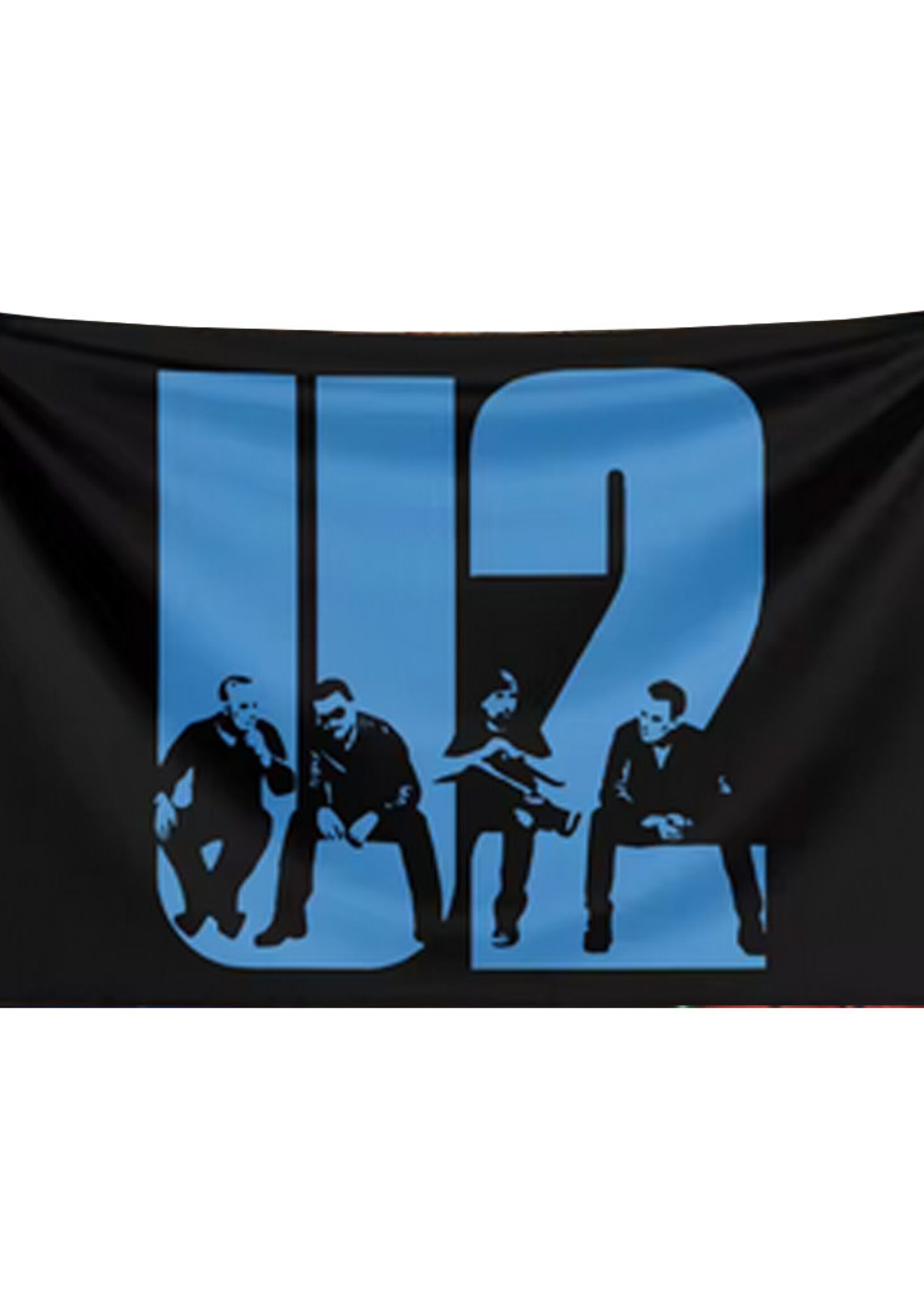 Vlag 60 x 90cm U2 Logo Blauw